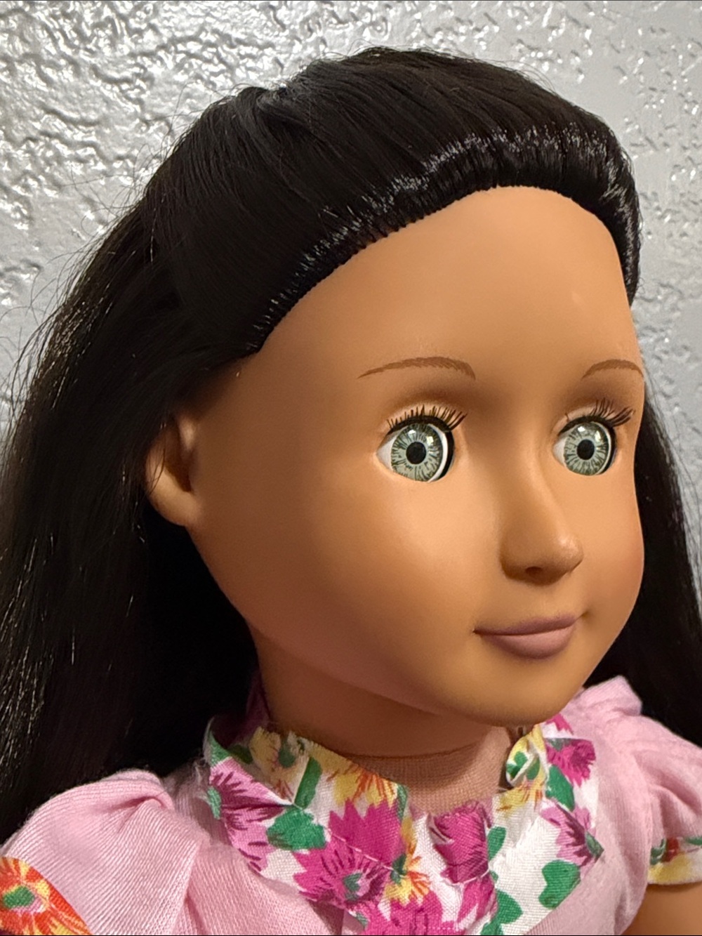 Our Generation 18 inch Doll in Pink Floral Dress - Picture 5 of 16